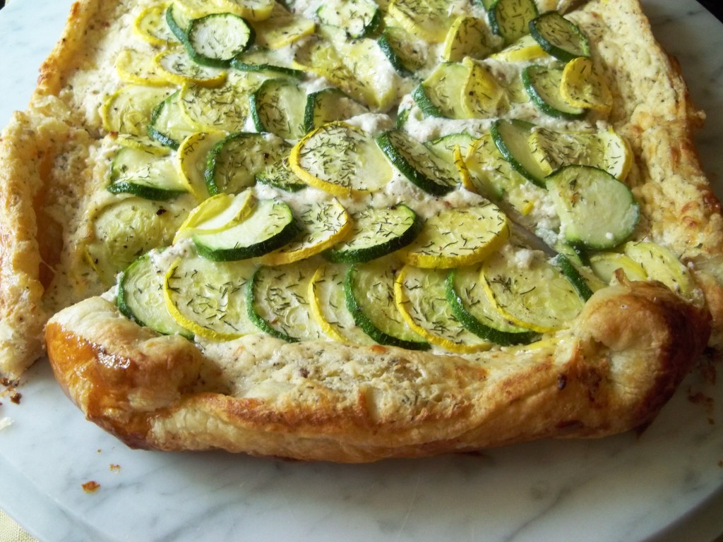 Summer Squash Galette Lucys Cooking